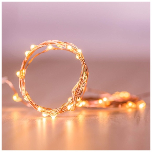 Other - Copper Wire Fairy Twinkle Lights 2pk